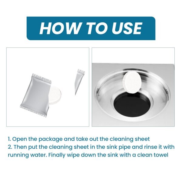 Sink & Pipe Cleaning Effervescent Tablets